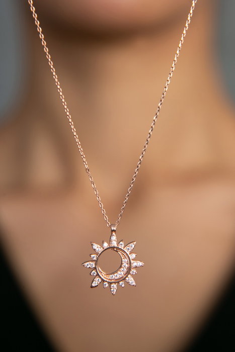 Heliophilia Silver Collar de Plata de Ley 925 Multicolor